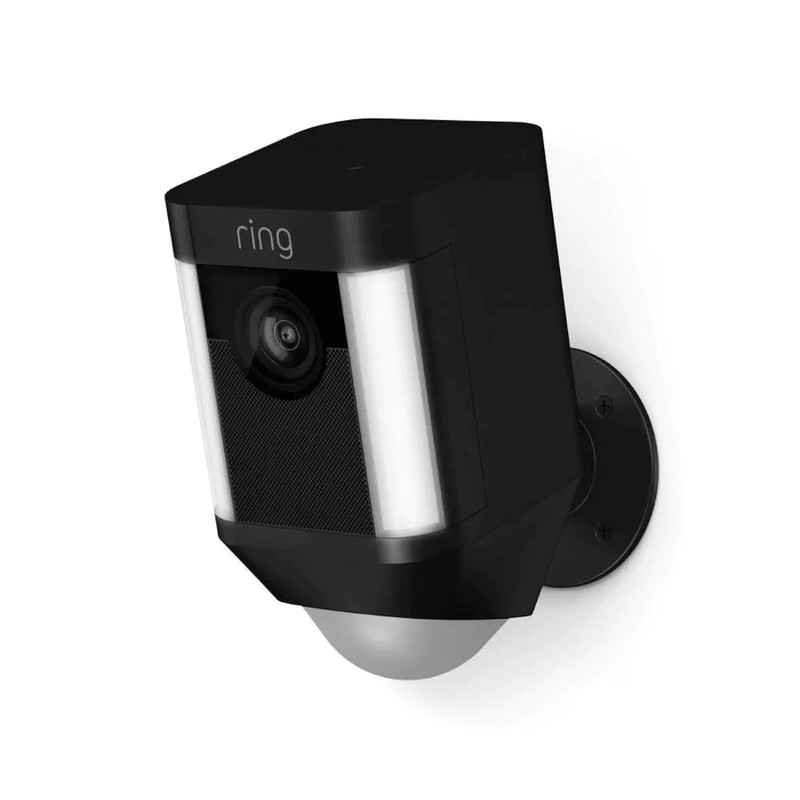 Ring Spotlight Security Camera - Black - كاميرا مراقبة